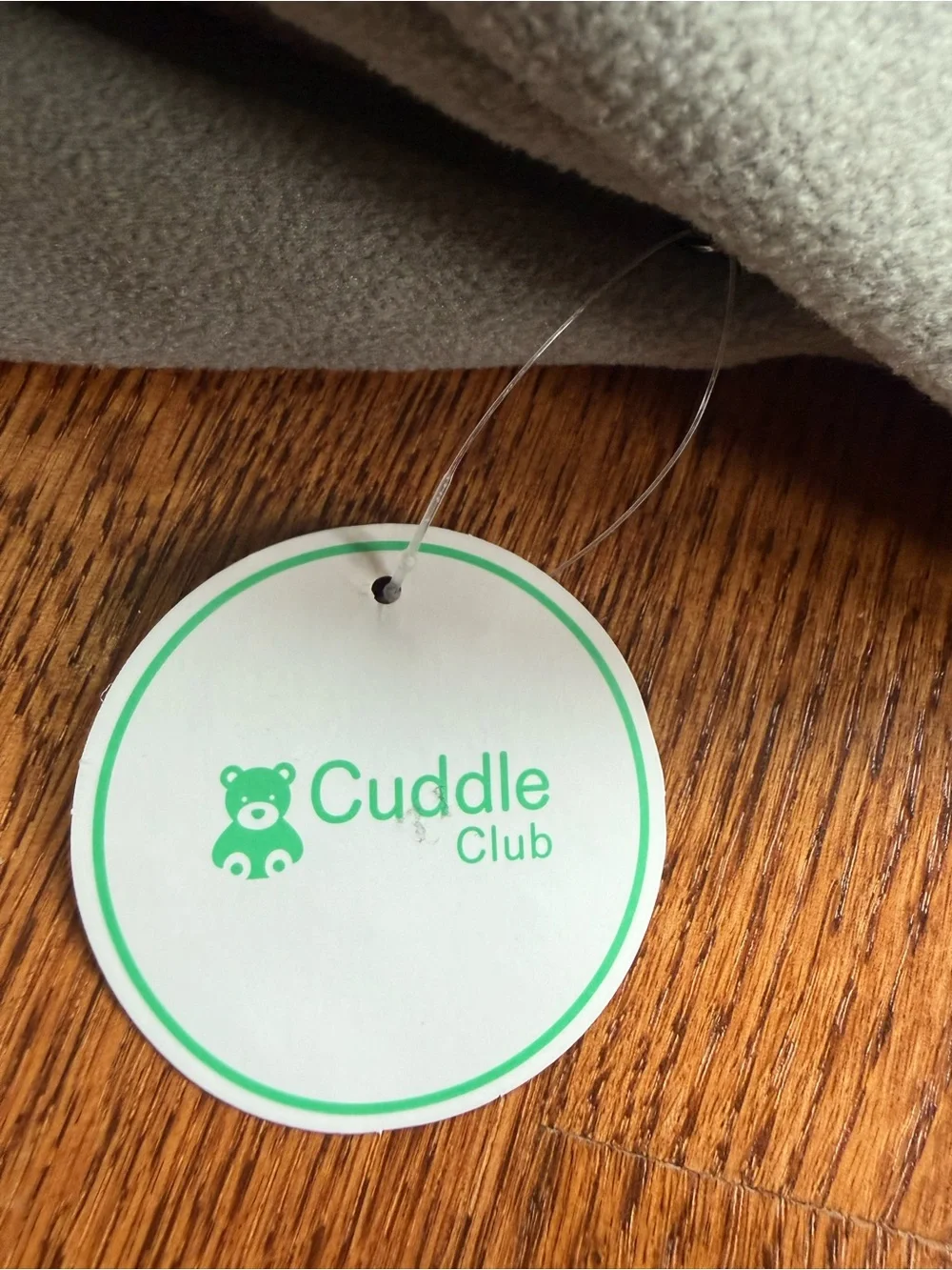 NEW Cuddle Club Grey Fleece Dinosaur Bunting with Hood 12-18 Months